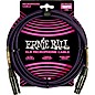 Ernie Ball Braided XLR Microphone Cable 10 ft. Neon Purple/Black thumbnail