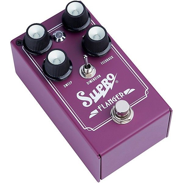 Supro 1309 Flanger Effects Pedal Purple