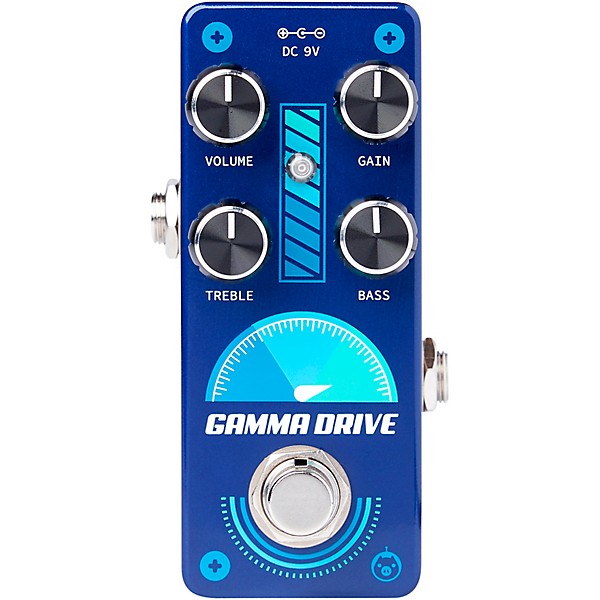 Open Box Pigtronix Gamma Drive Overdrive Effects Pedal Level 1 Blue