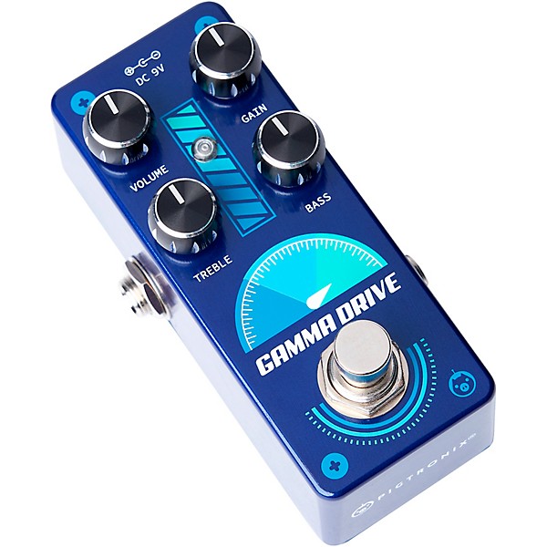 Pigtronix Gamma Drive Overdrive Effects Pedal Blue