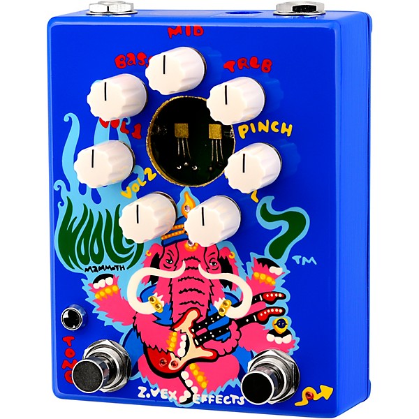 ZVEX Woolly Mammoth 7 Hand Painted Fuzz Effects Pedal