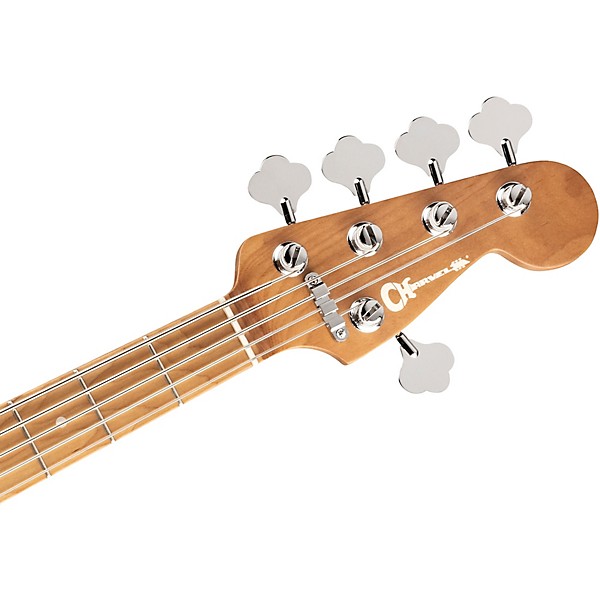 Charvel Pro-Mod San Dimas Bass PJ V 5-String Electric Bass Guitar Platinum Pearl