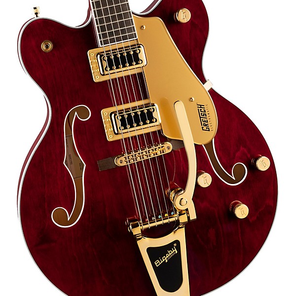 Gretsch Guitars G5422TG Electromatic Classic Hollowbody Double-Cut With Bigsby and Gold Hardware Electric Guitar Walnut Stain