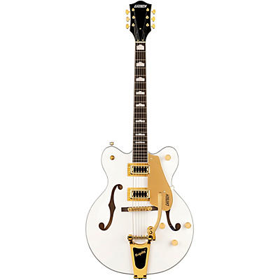 Gretsch Guitars G5422tg Electromatic Classic Hollowbody Double-Cut With Bigsby And Gold Hardware Electric Guitar Snow Crest White for sale