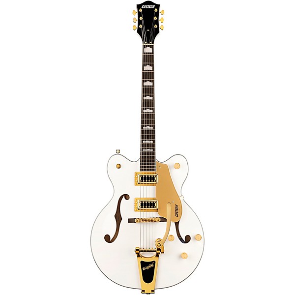 Gretsch Guitars G5422TG Electromatic Classic Hollowbody Double-Cut With Bigsby and Gold Hardware Electric Guitar Snow Cres...