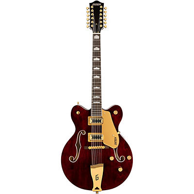 Gretsch Guitars G5422g-12 Electromatic Classic Hollowbody Double-Cut 12-String With Gold Hardware Electric Guitar Walnut Stain for sale