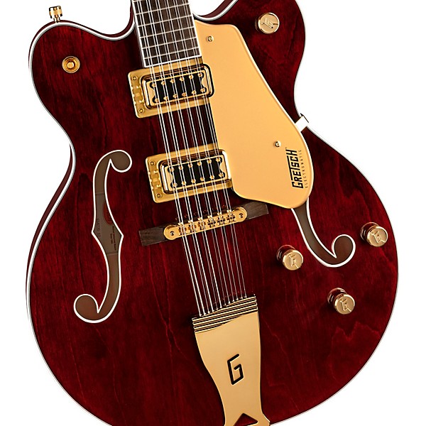 Gretsch Guitars G5422G-12 Electromatic Classic Hollowbody Double-Cut 12-String With Gold Hardware Electric Guitar Walnut S...