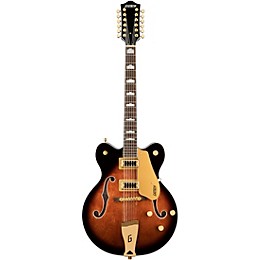 Open Box Gretsch Guitars G5422G-12 Electromatic Classic Hollowbody Double-Cut 12-String With Gold Hardware Electric Guitar Level 2 Single Barrel Burst 197881186258