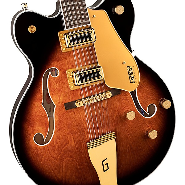 Gretsch Guitars G5422G-12 Electromatic Classic Hollowbody Double-Cut 12-String With Gold Hardware Electric Guitar Single B...