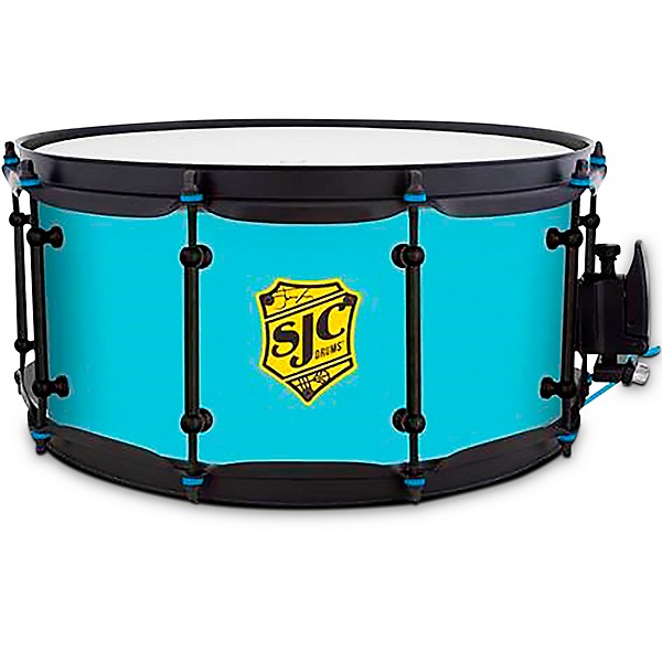 SJC Drums Josh Dun SAI Snare Drum 14 x 6 in. Baby Blue Satin Lacquer