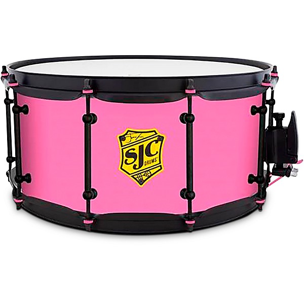 SJC Drums Josh Dun SAI Snare Drum 14 x 6 in. Pink Satin Lacquer