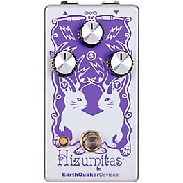 EarthQuaker Devices Hizumitas Fuzz Sustainar Effects Pedal Purple and Silver