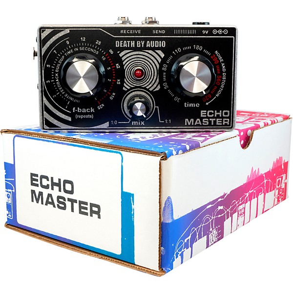 Open Box Death By Audio Echo Master Lo-fi Vocal Delay/Preamp Level 1