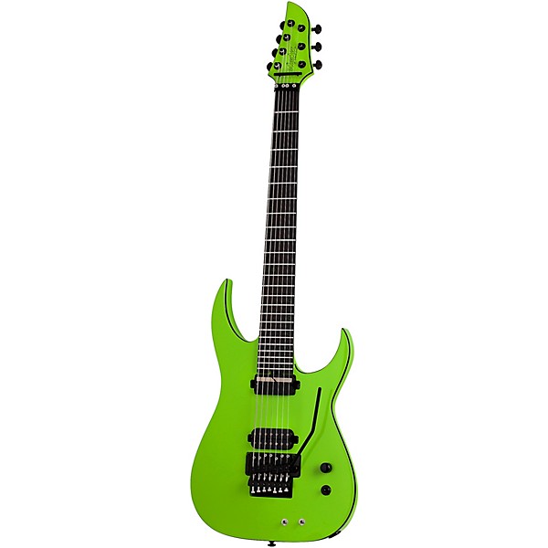 Open Box Schecter Guitar Research KM-7 FR S MK-III Hybrid Electric Guitar Level 1 Lambo Green