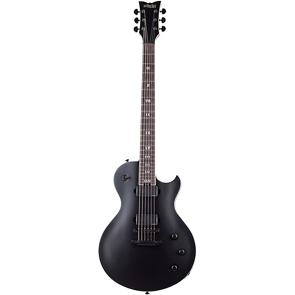 Schecter Guitar Research Solo-II SLS Elite Evil Twin Electric Guitar Satin Black