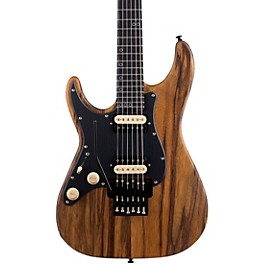 Schecter Guitar Research SVSS Exotic Left-Handed Electric Guitar Black Limba