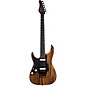 Schecter Guitar Research SVSS Exotic Left-Handed Electric Guitar Black Limba