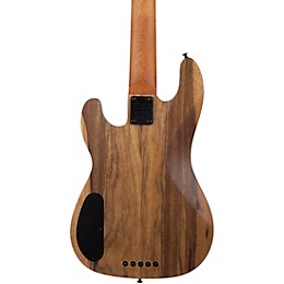 Schecter Guitar Research Model-T 5 Exotic 5-String Black Limba Electric Bass Satin Natural