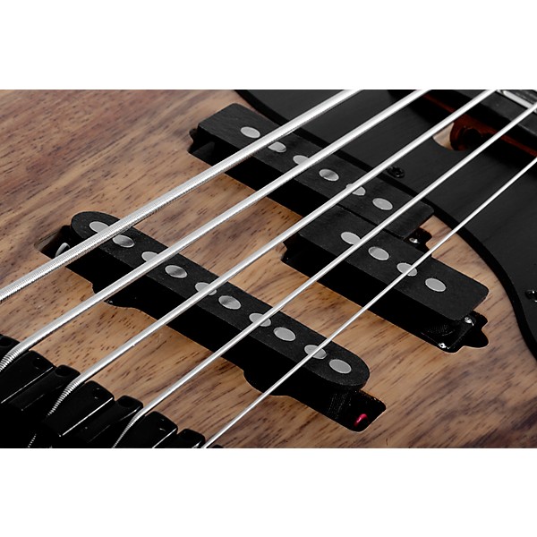 Schecter Guitar Research Model-T 5 Exotic 5-String Black Limba Electric Bass Satin Natural