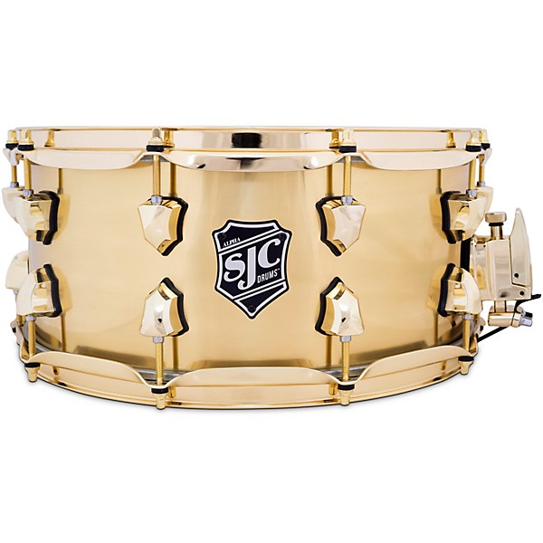SJC Drums Alpha Brass Snare Drum 14 x 6.5 in.
