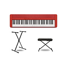 Casio CDP-S110 Digital Piano With X-Stand and Bench White