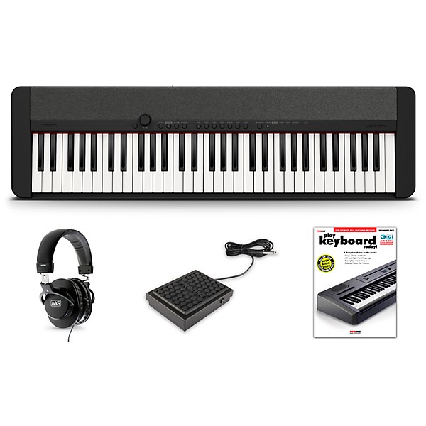 Casio Casiotone CT-S1 Keyboard Essentials Kit Black