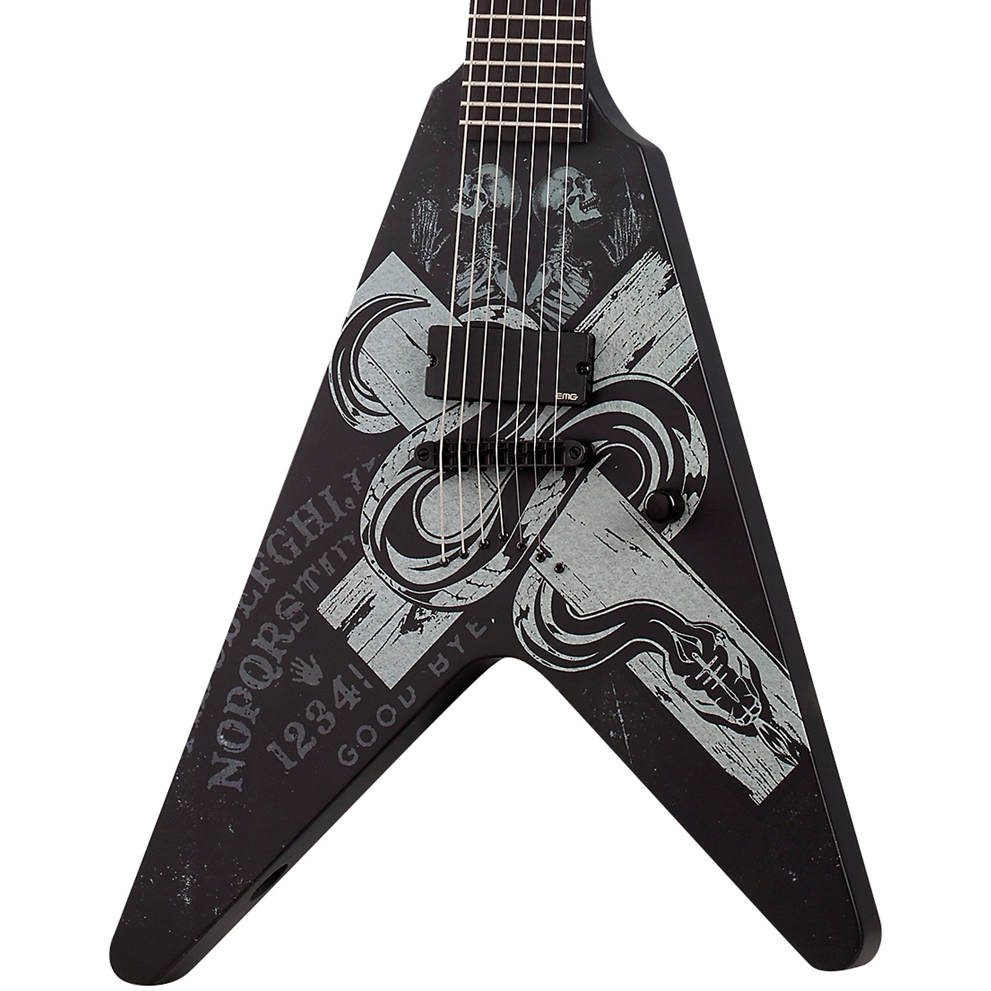 Schecter Guitar Research Chris Howorth V-7 Snake Cross Electric