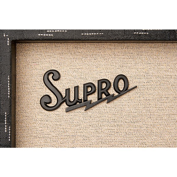 Supro Royale 1932r 1x12 Guitar Tube Combo Amp Black Scandia