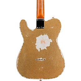 Fender Custom Shop Limited-Edition Texas Telecaster Heavy Relic Electric Guitar Gold Metal Flake/Aged Olympic White
