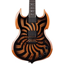 Wylde Audio Barbarian Black Buzz Saw Electric Guitar Charcoal Burst