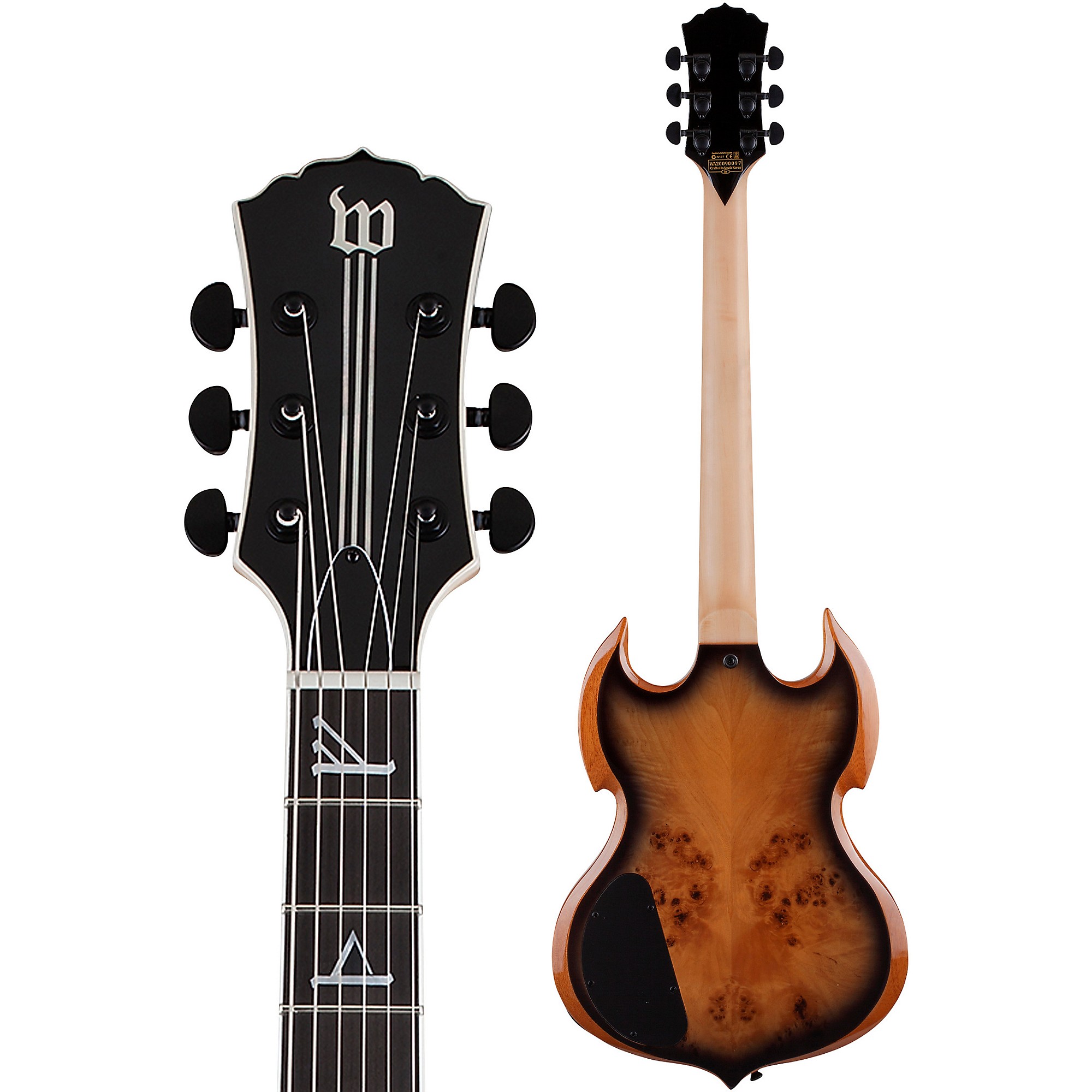 Wylde Audio Barbarian Black Buzz Saw Electric Guitar Charcoal