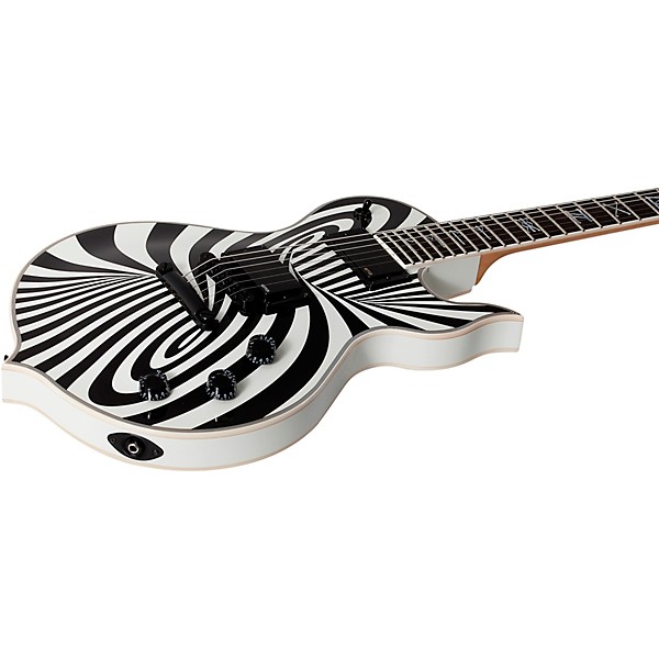 Wylde Audio Odin Grail Black Blizzard Electric Guitar Vintage White