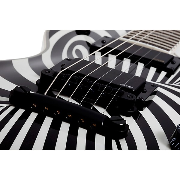 Wylde Audio Odin Grail Black Blizzard Electric Guitar Vintage White