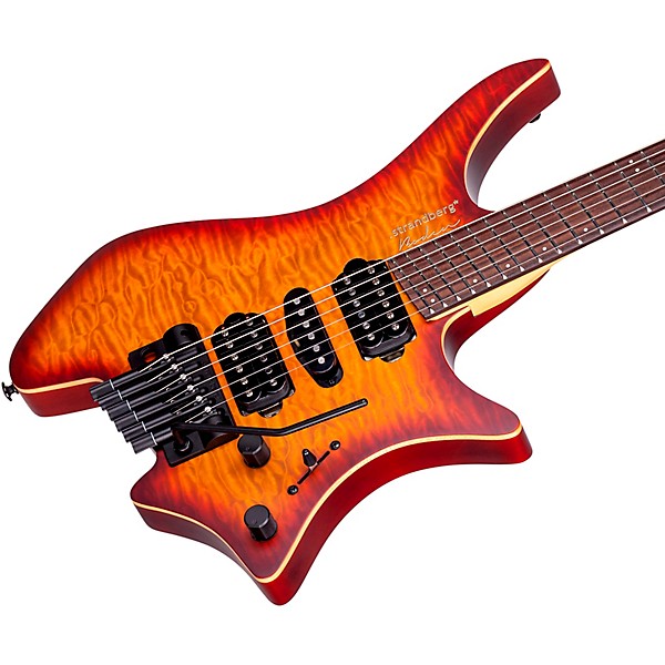 strandberg Boden Fusion NX 6 Electric Guitar Bonfire Red