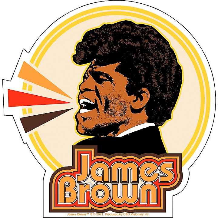 C&D Visionary James Brown Sticker | Guitar Center