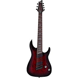 Schecter Guitar Research Omen Elite-7 MS Electric Guitar Black Cherry Burst