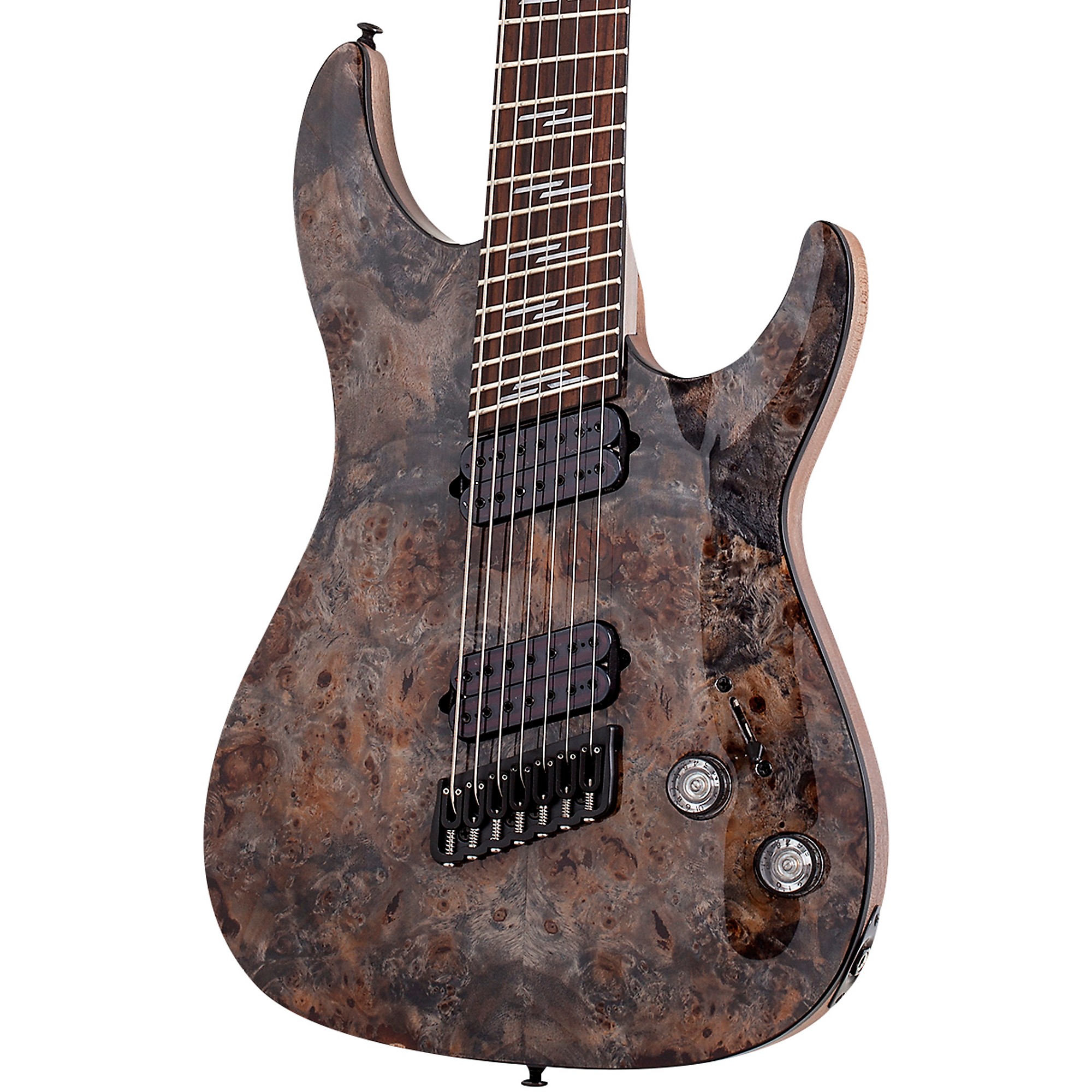 Schecter Guitar Research Omen Elite-7 MS Electric Guitar Charcoal