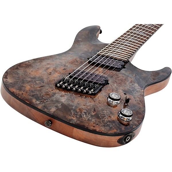 Schecter Guitar Research Omen Elite-7 MS Electric Guitar Charcoal