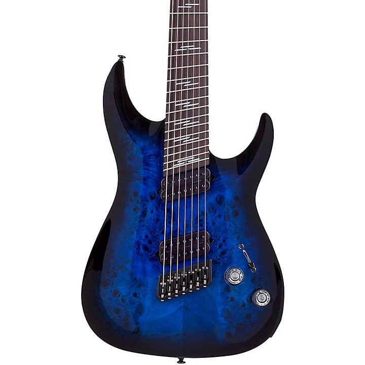 Schecter Guitar Research Omen Elite-7 MS Electric Guitar See-Thru