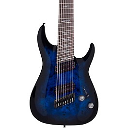 Schecter Guitar Research Omen Elite-8 MS Elec... Schecter Guitar Research Omen Elite-8 MS Electric Guitar See-Thru Blue Burst