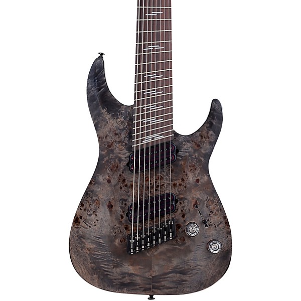 Schecter Guitar Research Omen Elite-8 MS Electric Guitar Charcoal