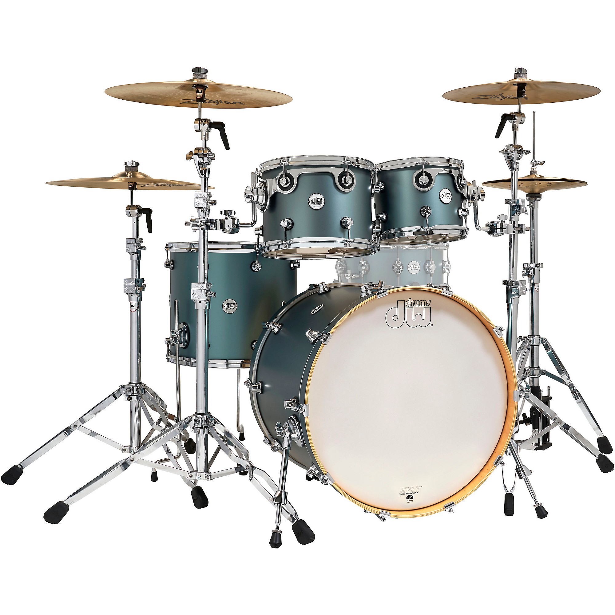 NODEL DESIGN Teak Dish M、S 4セット DW Design Series 4-Piece Shell Pack Satin Sage Metallic