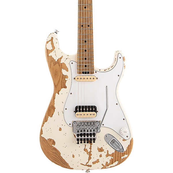 Charvel Henrik Danhage Limited-Edition Signature Pro-Mod So-Cal Style 1 Electric Guitar White Relic