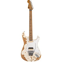 Charvel Henrik Danhage Limited-Edition Signature Pro-Mod So-Cal Style 1 Electric Guitar White Relic