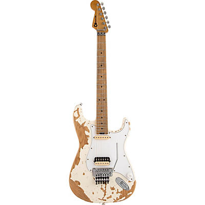 Charvel Henrik Danhage Limited-Edition Signature Pro-Mod So-Cal Style 1 Electric Guitar White Relic for sale