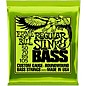 Ernie Ball 2832 Regular Slinky Round Wound Bass Strings 3 Pack with Neoprene Polylock Guitar Strap