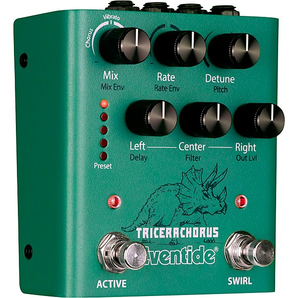 Eventide TriceraChorus Effects Pedal Green