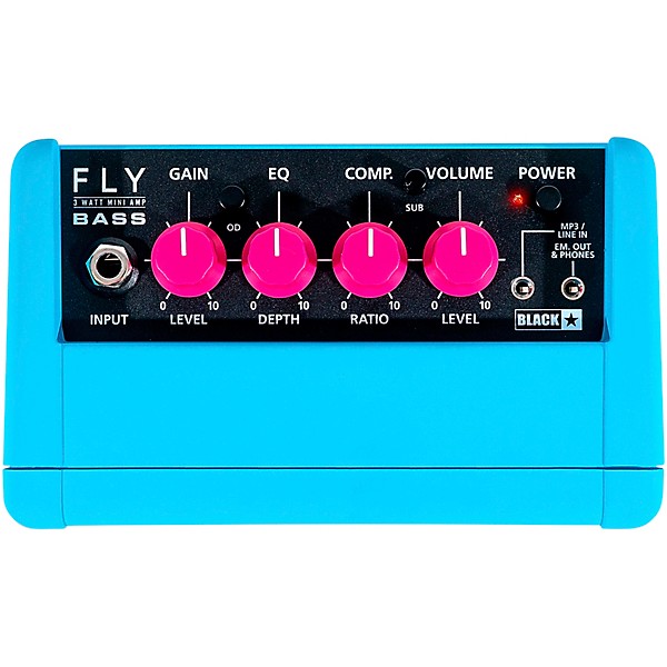 Blackstar FLY3 Bass 3W Bass Combo Amp Neon Blue | Guitar Center