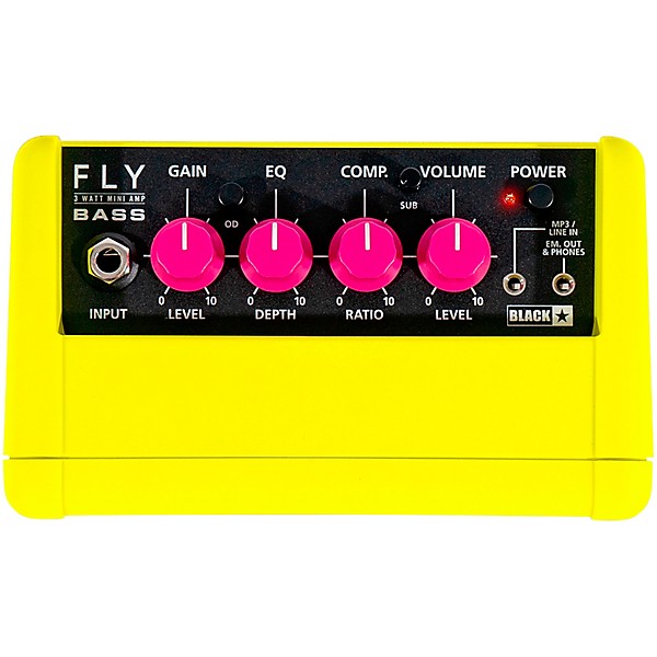 Blackstar FLY3 Bass 3W Bass Combo Amp Neon Yellow