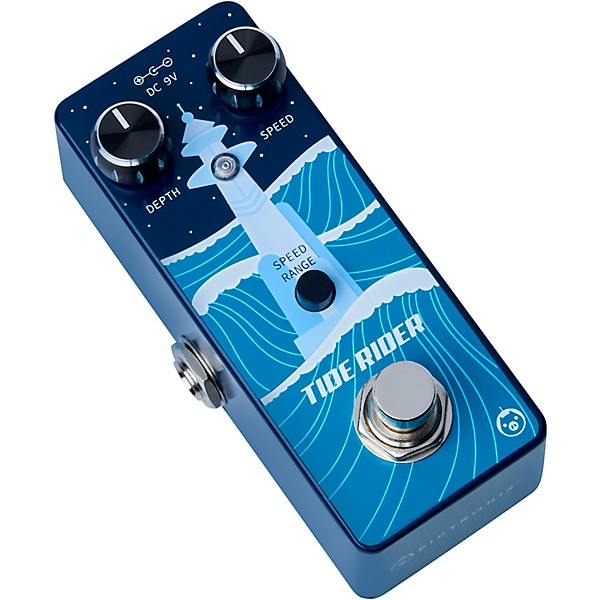 Open Box Pigtronix TIDE RIDER Modulation Effects Pedal Level 1 Blue